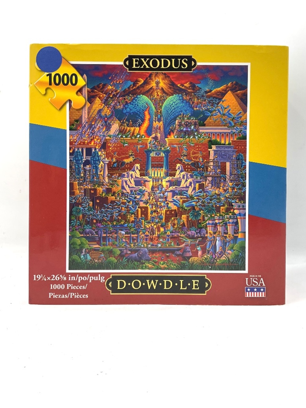 EXODUS  D.O.W.D.L.E. jigsaw puzzle 1000. 19"X26"